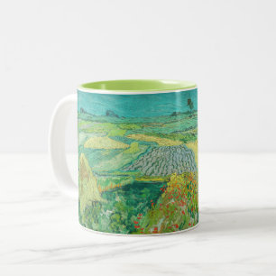 Vincent van Gogh - Wheat Fält nära Auvers Två-Tonad Mugg