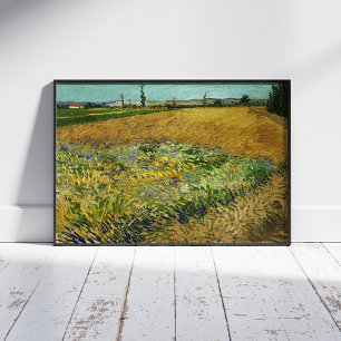 Vincent Van Gogh, Wheatfield, Korenveld Fototryck