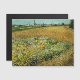 Vincent Van Gogh, Wheatfield, Korenveld Magnetisk Inbjudningskort