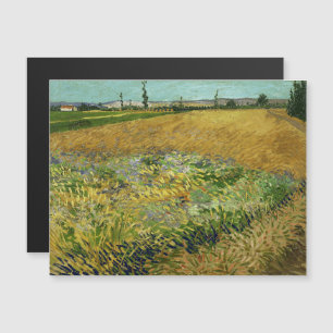 Vincent Van Gogh, Wheatfield, Korenveld Magnetisk Inbjudningskort