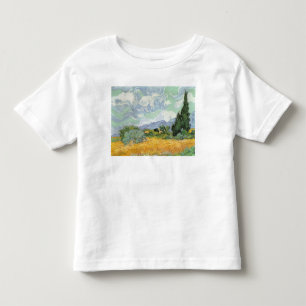 Vincent Van Gogh Wheatfield med Cypresses, 1889 T-shirt