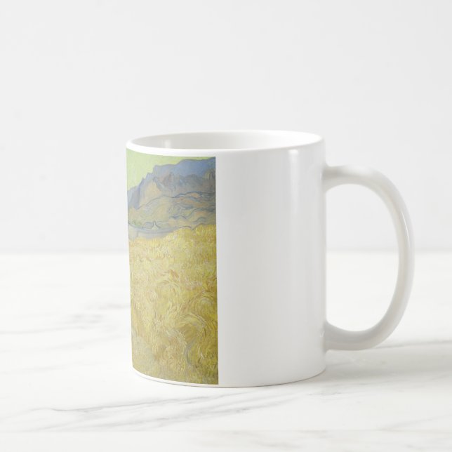 Vincent van Gogh - Wheatfield med en förkortning Kaffemugg (Höger)