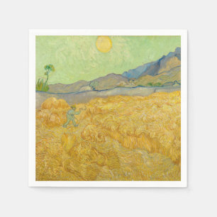 Vincent van Gogh - Wheatfield med en förkortning Pappersservett