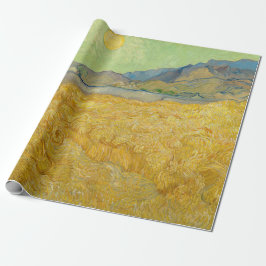 Vincent van Gogh - Wheatfield med en förkortning Presentpapper
