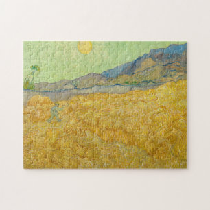 Vincent van Gogh - Wheatfield med en förkortning Pussel