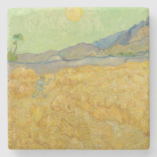 Vincent van Gogh - Wheatfield med en förkortning Stenunderlägg