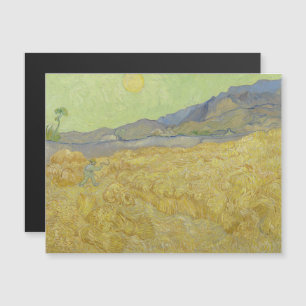 Vincent Van Gogh, Wheatfield med en rabatt Magnetisk Inbjudningskort