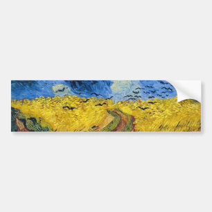 Vincent van Gogh - Wheatfield med Kråkor Bildekal