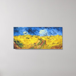 Vincent van Gogh - Wheatfield med Kråkor Canvastryck