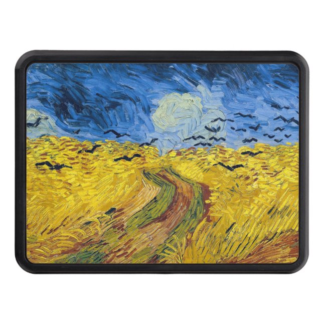 Vincent van Gogh - Wheatfield med Kråkor Dragkroksskydd (Framsidan)