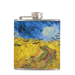 Vincent van Gogh - Wheatfield med Kråkor Fickplunta
