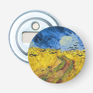 Vincent van Gogh - Wheatfield med Kråkor Flasköppnare