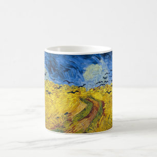 Vincent van Gogh - Wheatfield med Kråkor Kaffemugg