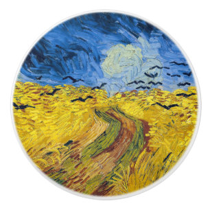 Vincent van Gogh - Wheatfield med Kråkor Knopp