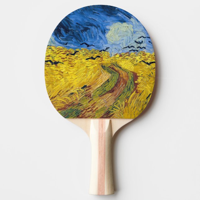 Vincent van Gogh - Wheatfield med Kråkor Pingisracket (Framsidan)