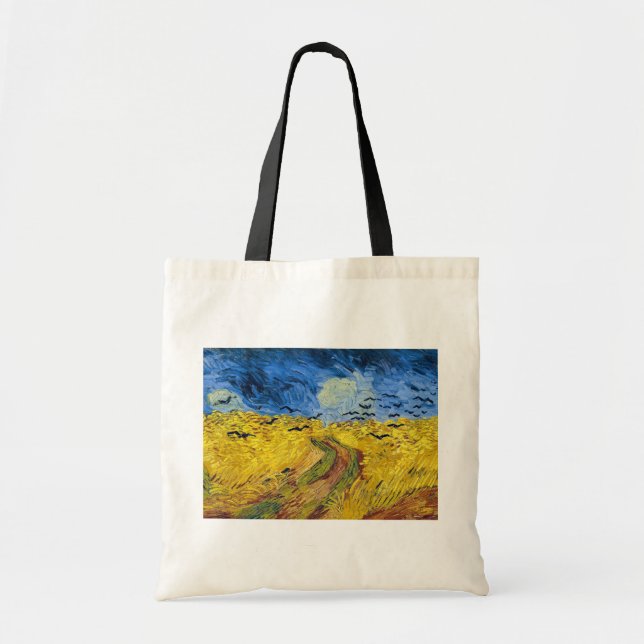Vincent van Gogh - Wheatfield med Kråkor Tygkasse (Framsidan)