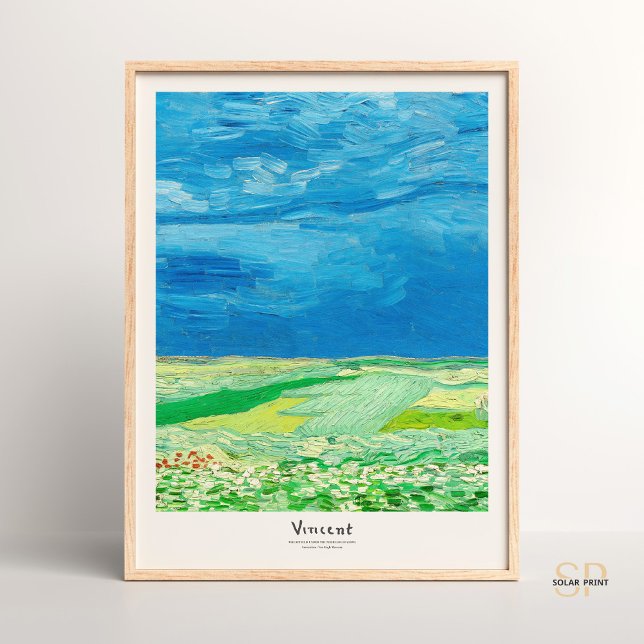 Vincent van Gogh Wheatfield under Thunderclouds Poster (Skapare uppladdad)