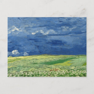 Vincent van Gogh - Wheatfield under Thunderclouds Vykort