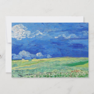 Vincent van Gogh - Wheatfields under Thunderclouds Inbjudningar