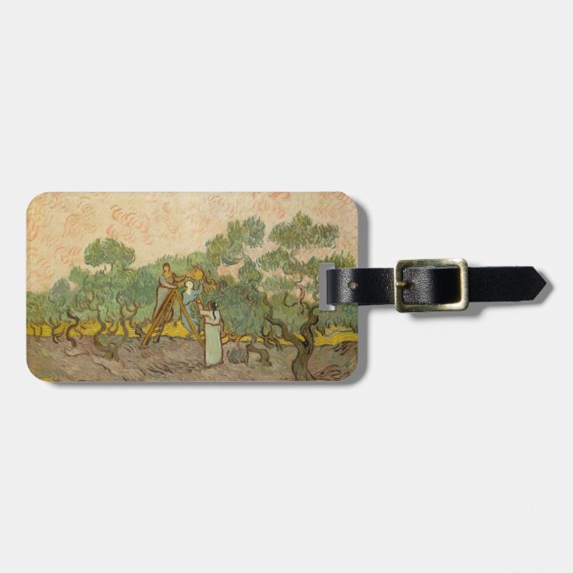 Vincent van Gogh - Women Picking Olife Bagagebricka (Horisontell Framsida)
