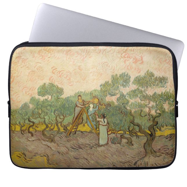 Vincent van Gogh - Women Picking Olife Laptop Fodral (Framsidan)