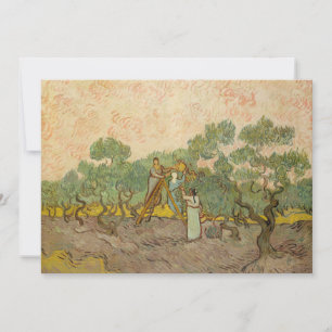 Vincent van Gogh - Women Picking Olife Tack Kort