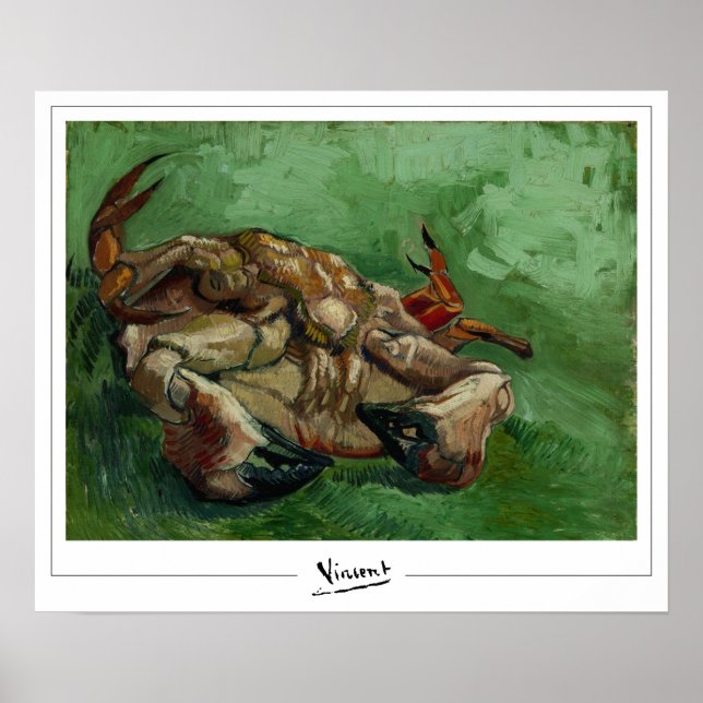 Vincent Van Gogh Zedign Art Poster #10-2 (Framsidan)