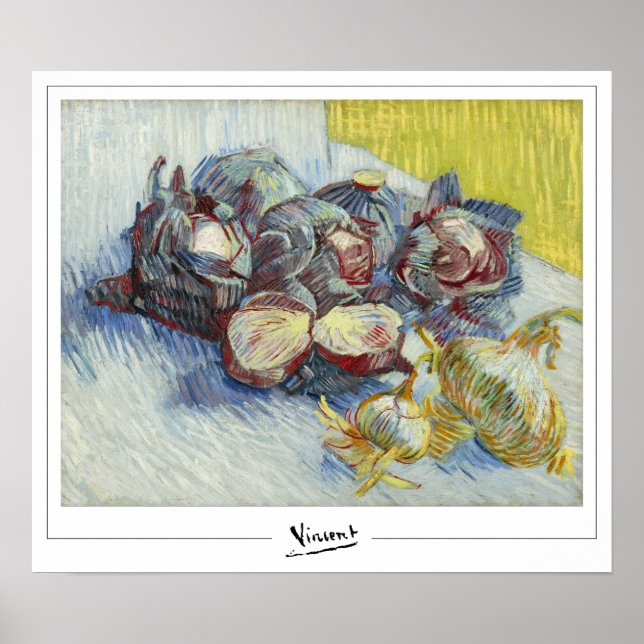 Vincent Van Gogh Zedign Art Poster #18-2 (Framsidan)