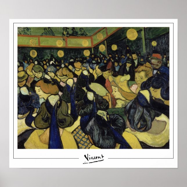 Vincent Van Gogh Zedign Art Poster #22-2 (Framsidan)