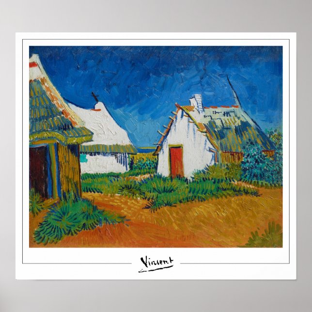 Vincent Van Gogh Zedign Art Poster #23-3 (Framsidan)