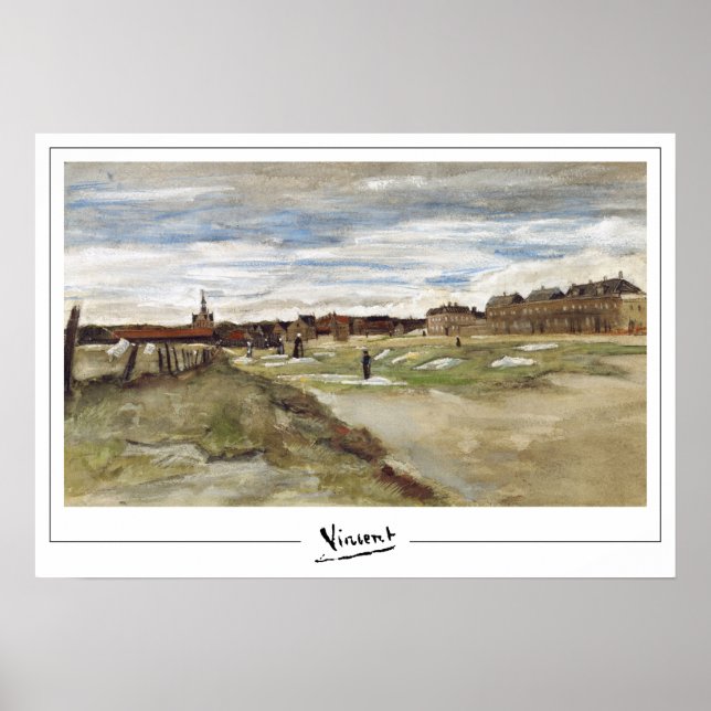 Vincent Van Gogh Zedign Art Poster #25-2 II (Framsidan)