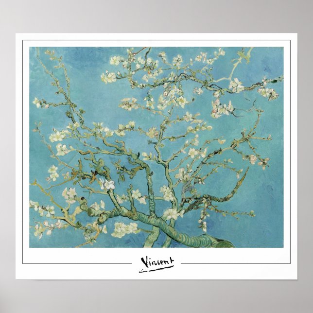 Vincent Van Gogh Zedign Art Poster #48 (Framsidan)