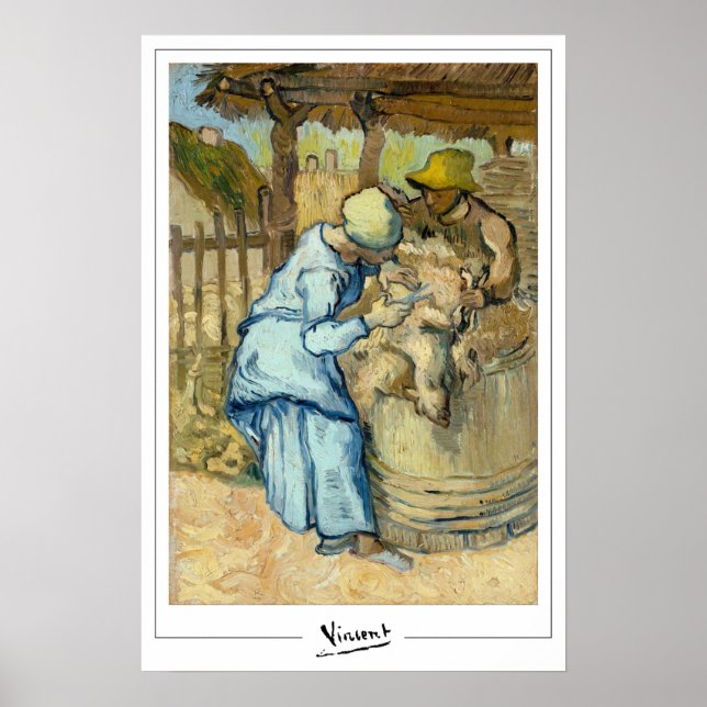 Vincent Van Gogh Zedign Art Poster #54-2 (Framsidan)