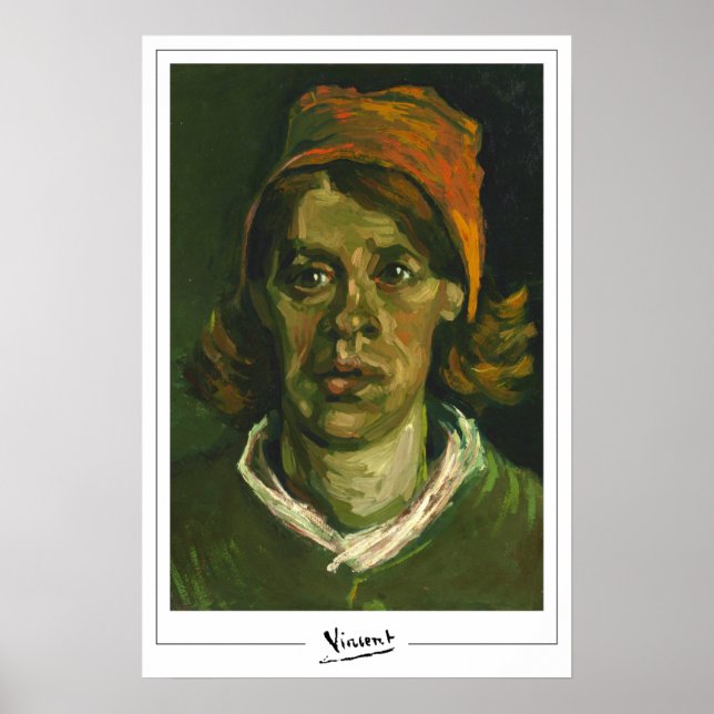 Vincent Van Gogh Zedign Art Poster #8 (Framsidan)