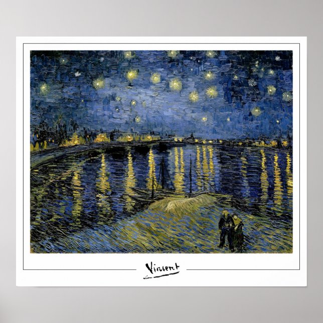 Vincent Van Gogh Zedign Art Poster nr 16 (Framsidan)