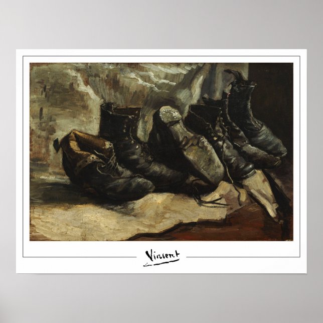 Vincent Van Gogh Zedign Art Poster nr 17 (Framsidan)