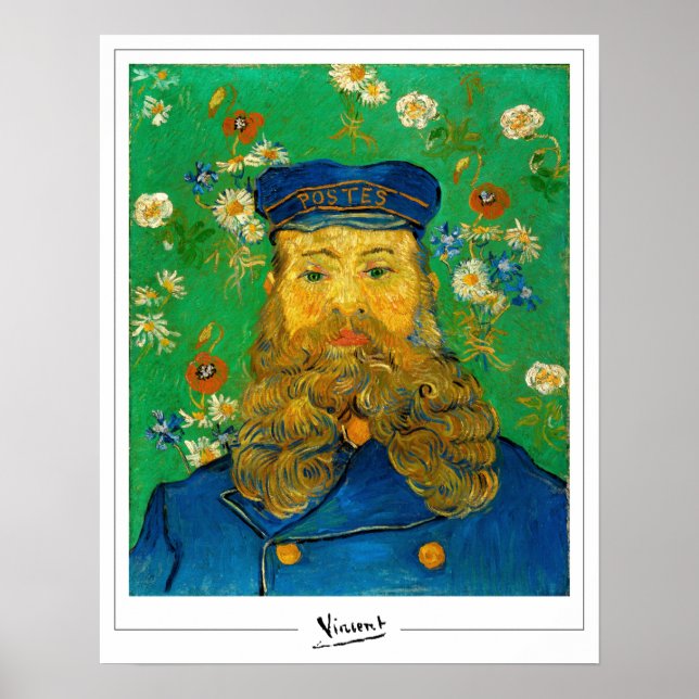Vincent Van Gogh Zedign Art Poster nr 1-3 (Framsidan)