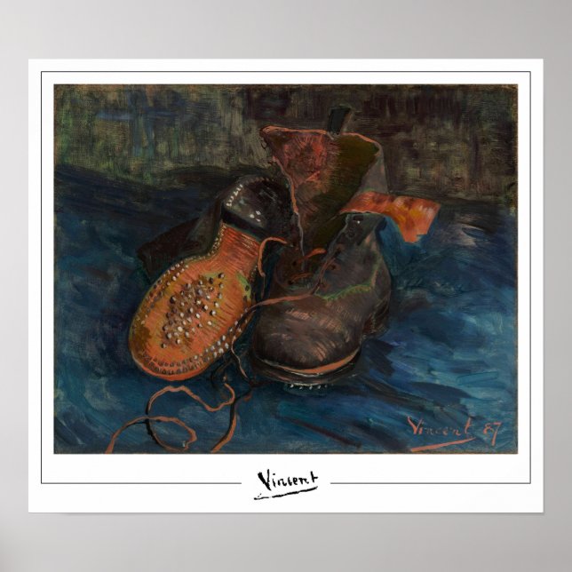 Vincent Van Gogh Zedign Art Poster nr 23 (Framsidan)