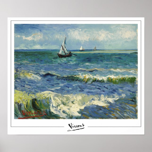 Vincent Van Gogh Zedign Art Poster nr 32-3 (Framsidan)