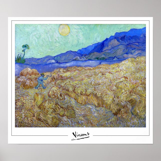 Vincent Van Gogh Zedign Art Poster nr 34-2 (Framsidan)