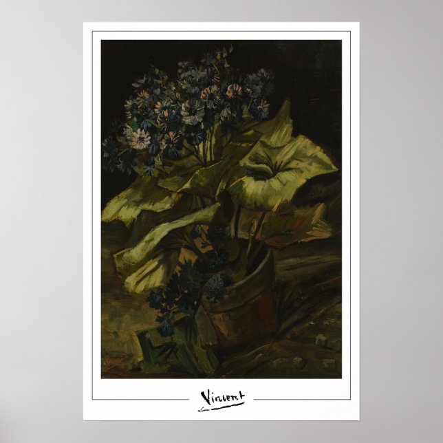 Vincent Van Gogh Zedign Art Poster nr 35 (Framsidan)