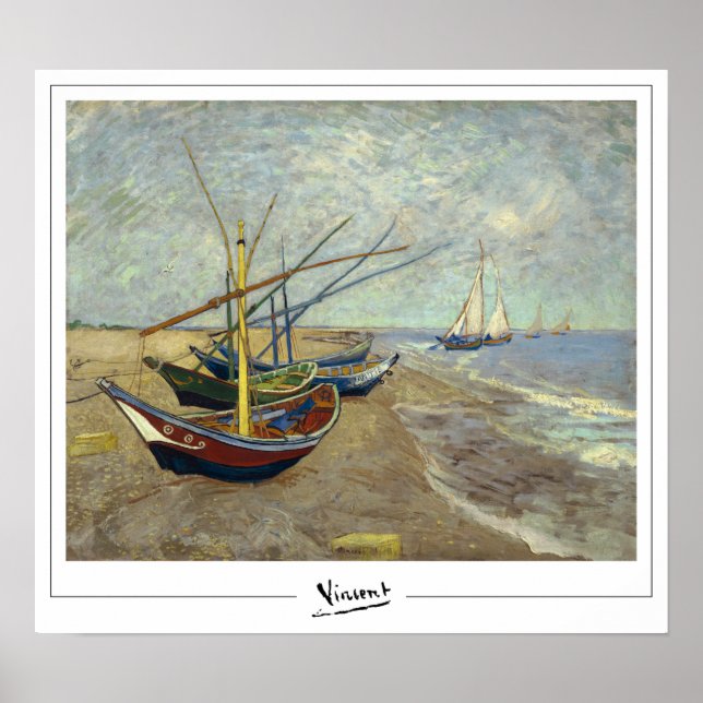 Vincent Van Gogh Zedign Art Poster nr 38-2 (Framsidan)