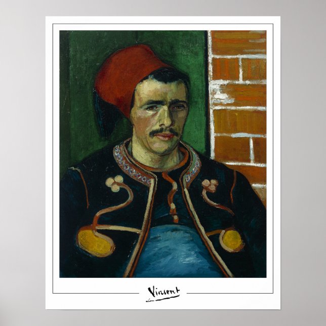 Vincent Van Gogh Zedign Art Poster nr 40-3 (Framsidan)