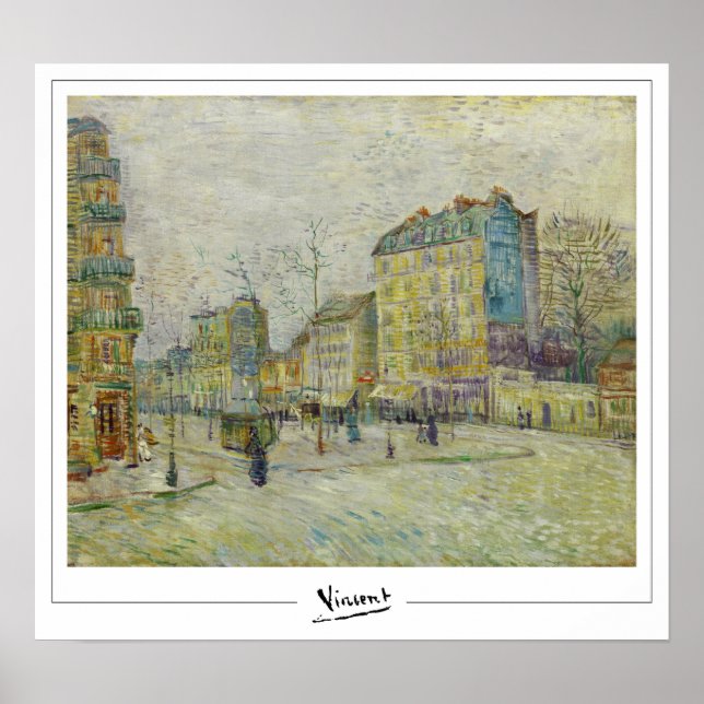 Vincent Van Gogh Zedign Art Poster nr 42 (Framsidan)