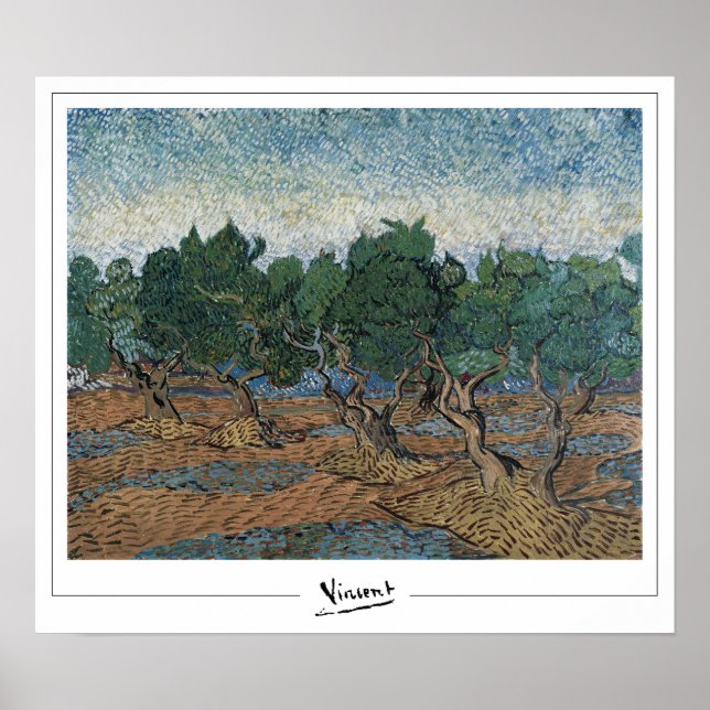 Vincent Van Gogh Zedign Art Poster nr 42-2 (Framsidan)