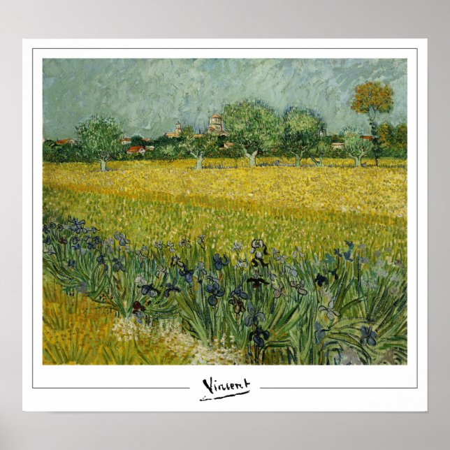 Vincent Van Gogh Zedign Art Poster nr 46-3 (Framsidan)