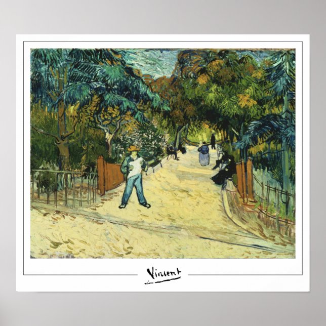 Vincent Van Gogh Zedign Art Poster nr 47 (Framsidan)
