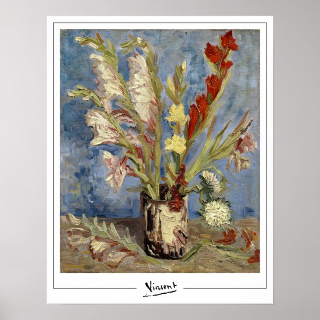 Vincent Van Gogh Zedign Art Poster nr 48-2 (Framsidan)