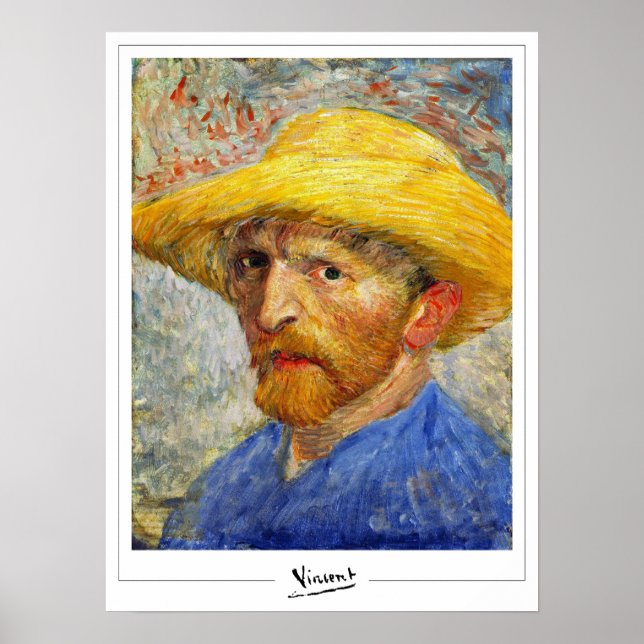 Vincent Van Gogh Zedign Art Poster nr 49 (Framsidan)