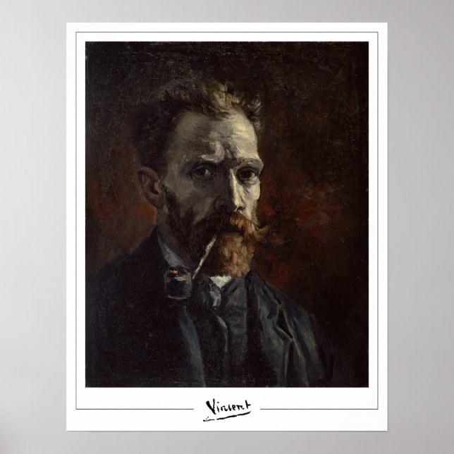 Vincent Van Gogh Zedign Art Poster nr 51-3 (Framsidan)